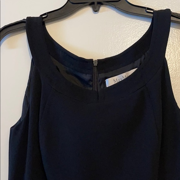 MaxMara Black Sheath Dress - Picture 2 of 8